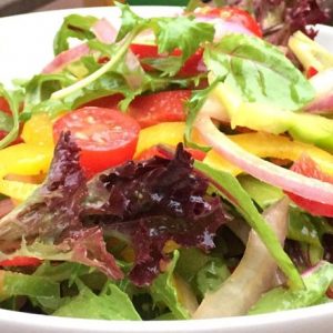 garden-salad-with-italian-dressing